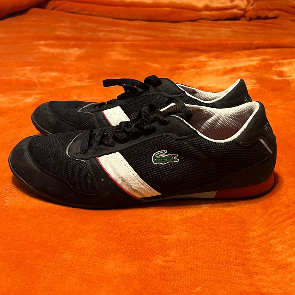 Lacoste Black and White Men's Sneakers